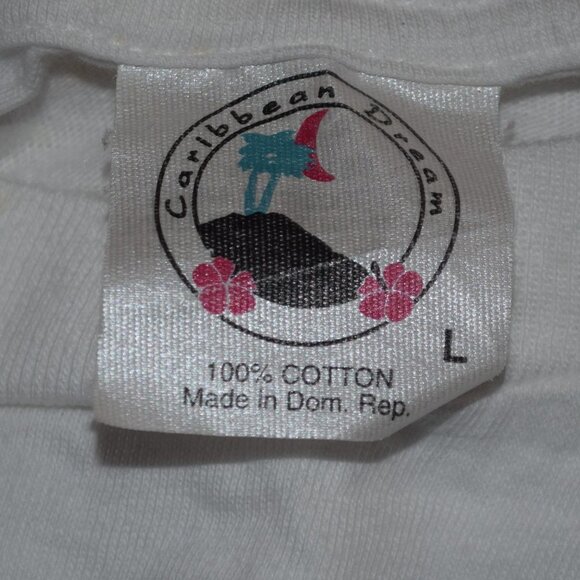 CARIBBEAN DREAM Women's sz L "Lilly of the Valley" T-Shirt - Excellent - Picture 4 of 5